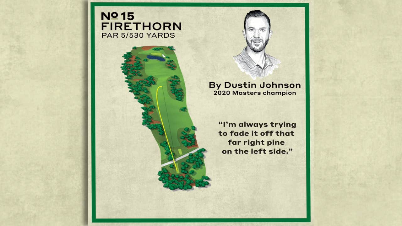Masters holes: Augusta National's par-5 15th hole, explained by Dustin Johnson