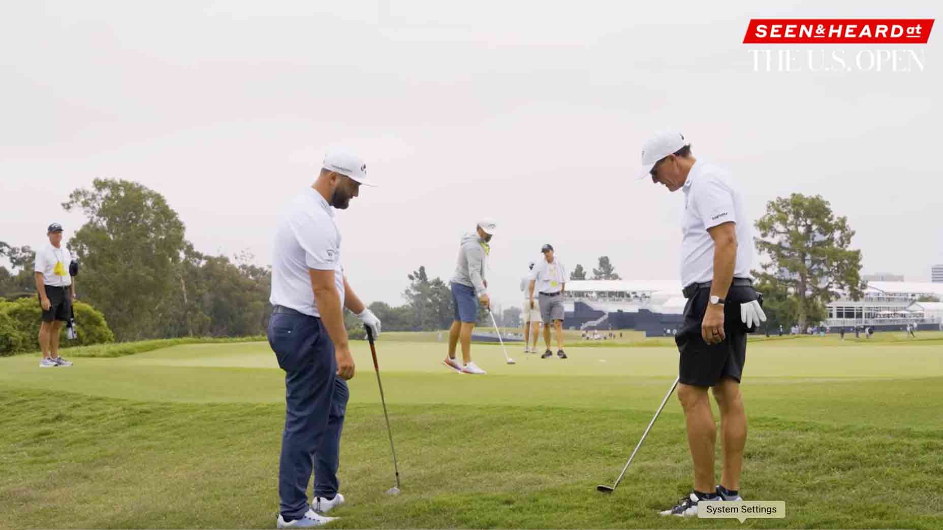 Jon Rahm Phil Mickelson