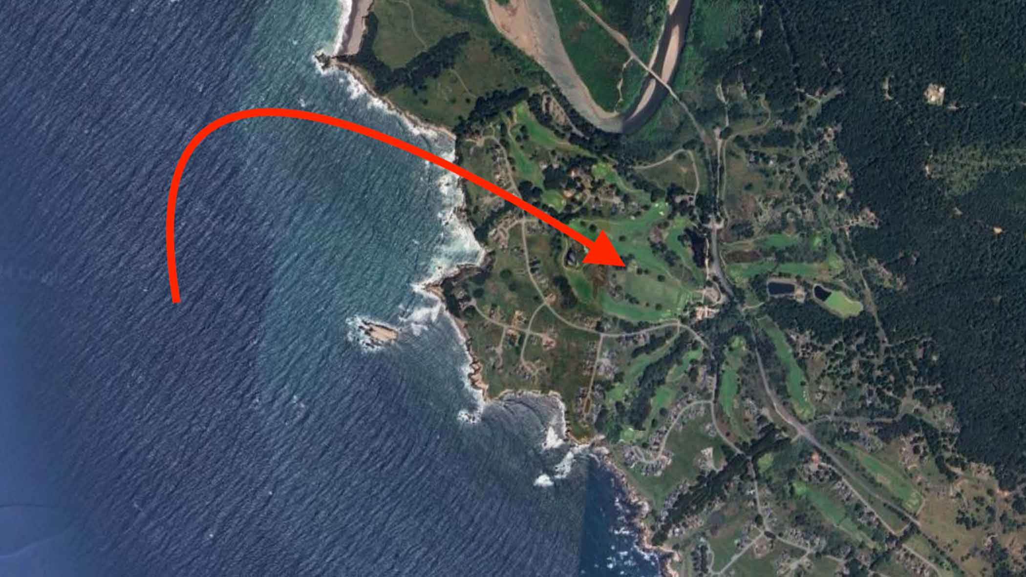 A view of Sea ranch 澳洲幸运8开奖结果官网网站 links in California.